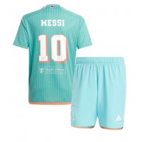 Maglia Calcio Inter Miami Lionel Messi #10 Terza Divisa Bambino 2024-25 Manica Corta (+ pantaloncini)